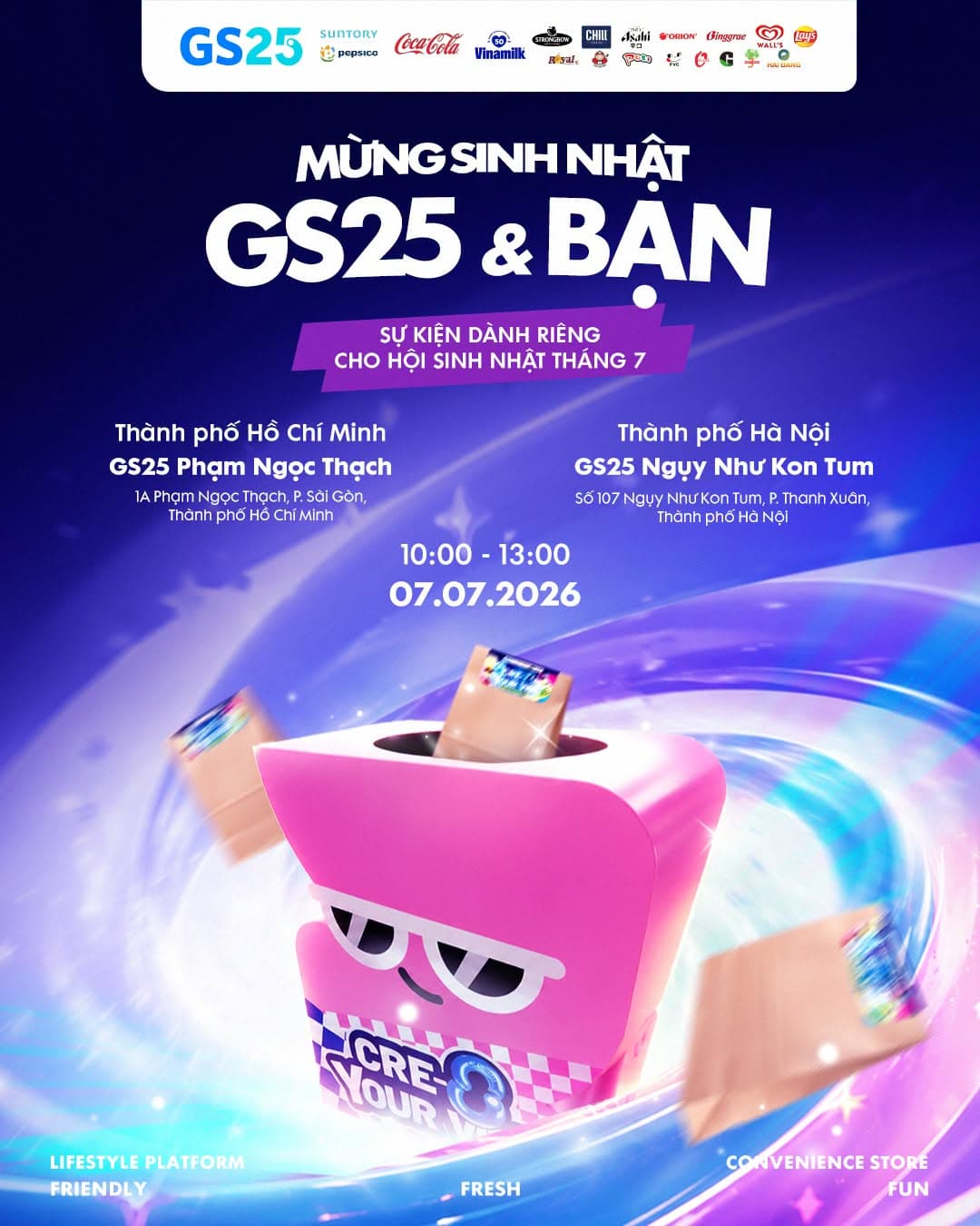 THỂ LỆ CHƯƠNG TRÌNH “MỪNG SINH NHẬT GS25 VÀ BẠN”