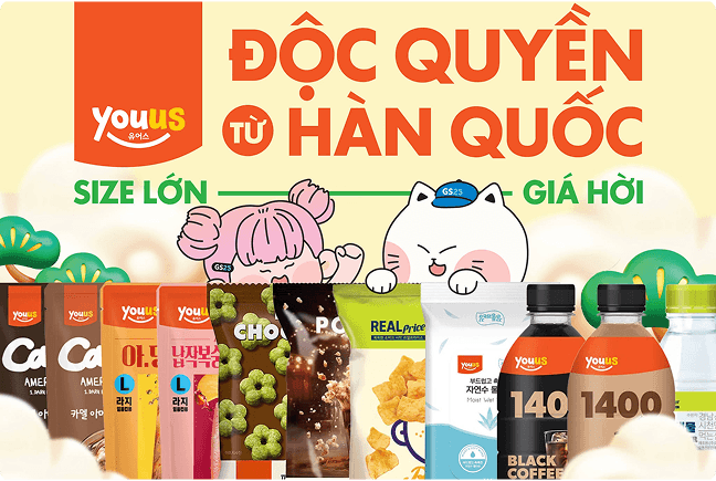 GS25 tự hào là đại diện tiêu biểu cho hệ thống cửa hàng tiện lợi của Hàn Quốc